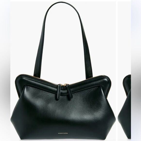 M Frame Leather Shoulder Bag
Mansur Gavriel Color: Black/ Flamma - Picture 4 of 16